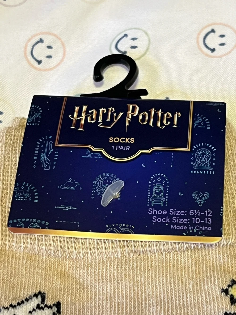 🦉NWT Harry Potter Hedwig Branded Socks Fits Shoe Sz 6.5-12